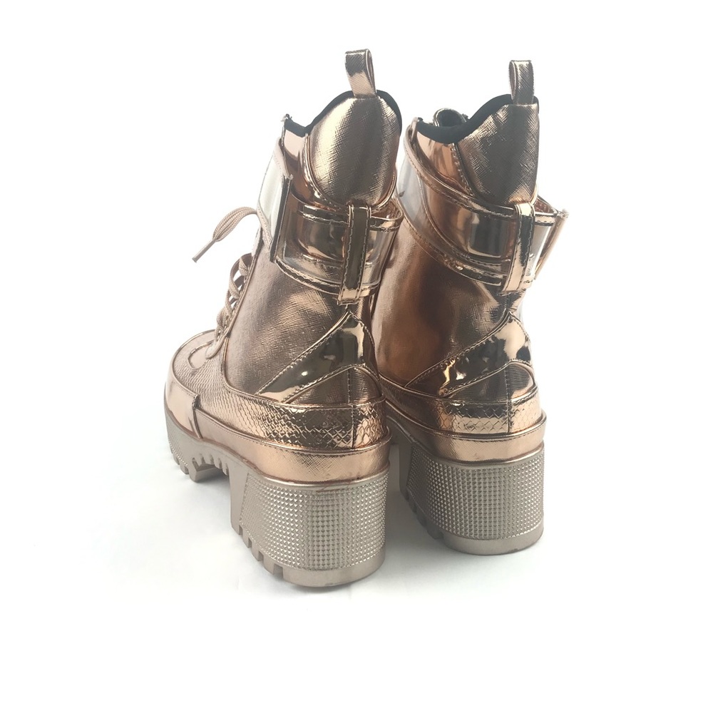 Unilady | Lug Sole Combat Boots - Picture 7 of 17